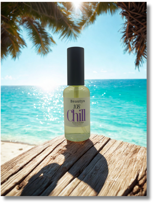 108 Chill citrus fresh summer perfume bottle by Beautys Australia