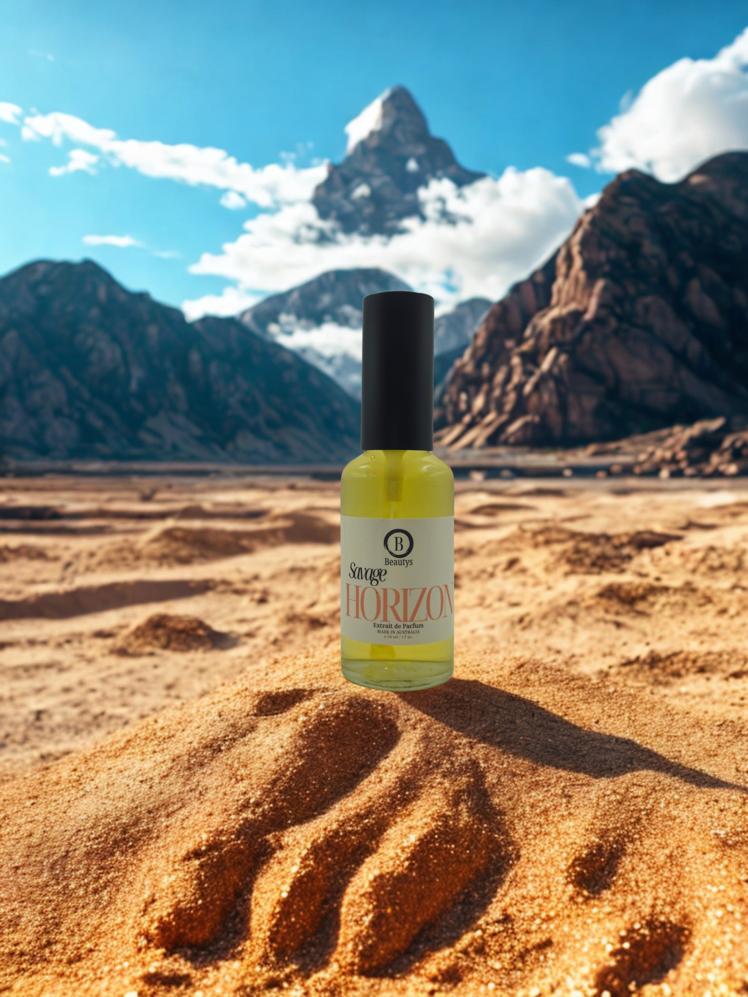 Savage Horizon luxury incense saffron fragrance bottle