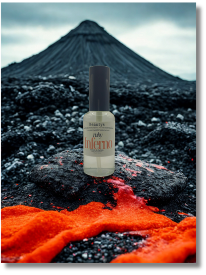 Bold fruity perfume Australia Ruby Inferno fragrance