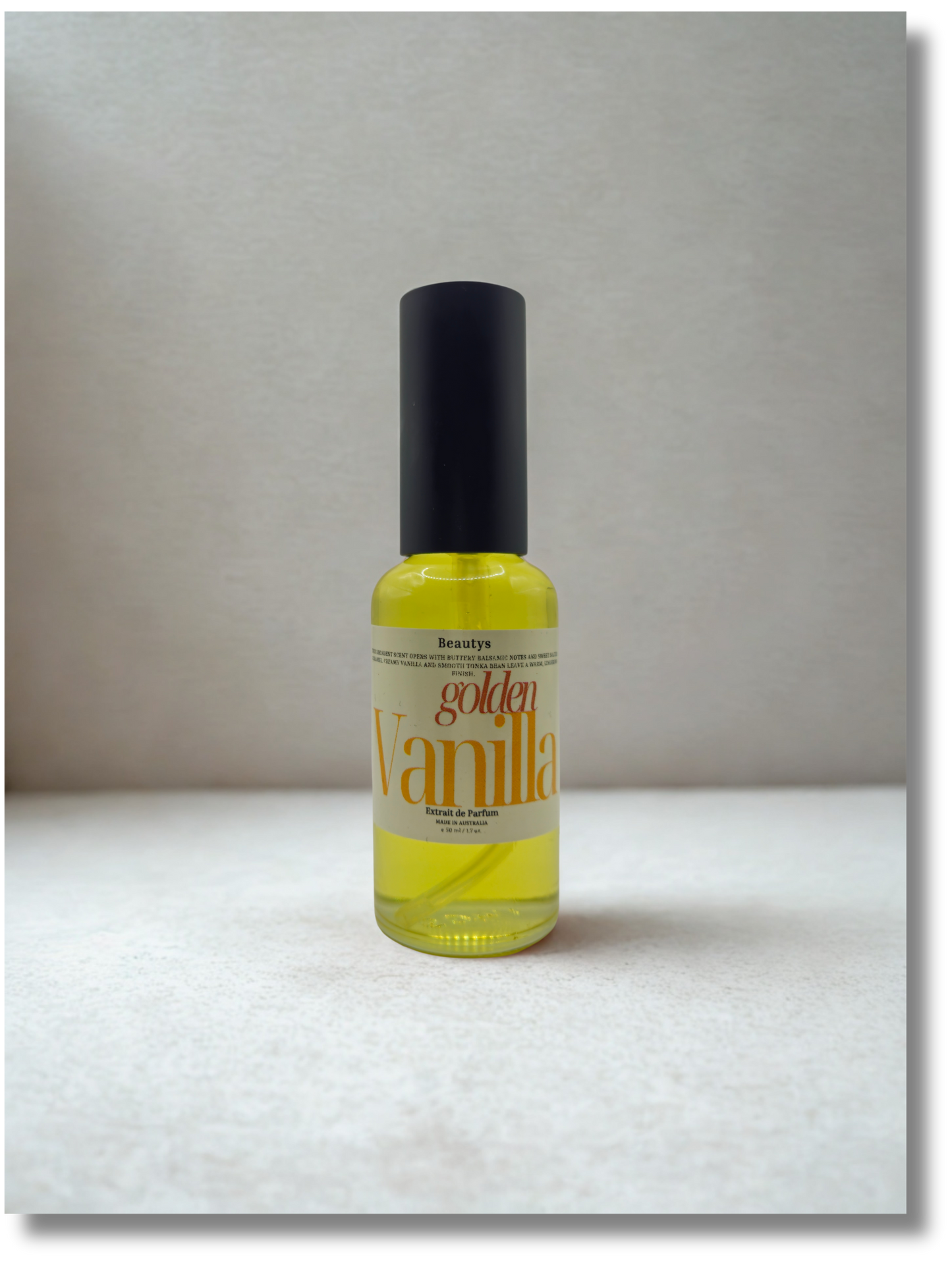 Golden Vanilla vanilla caramel perfume Australia