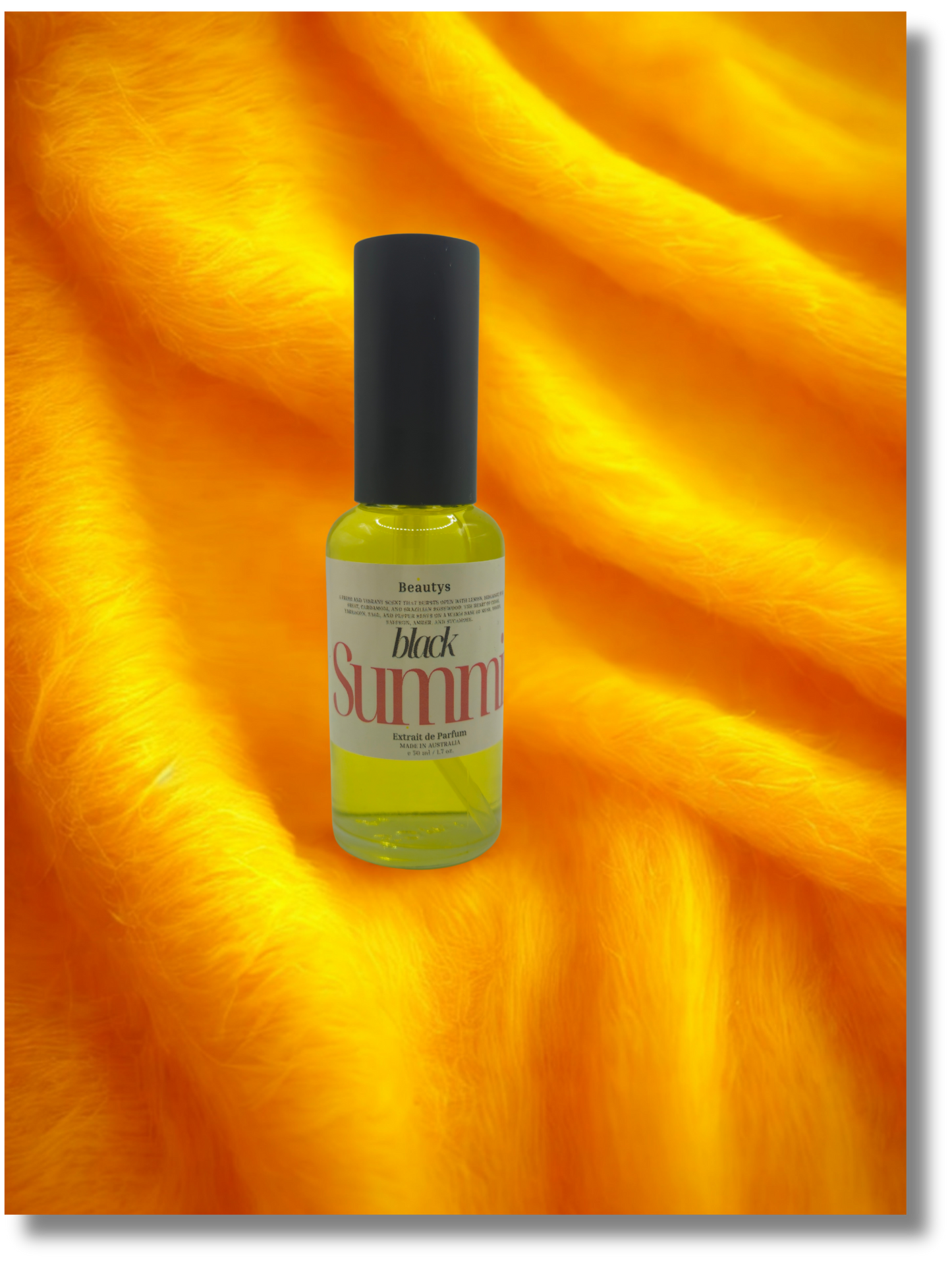 Black Summit clean masculine extrait de parfum Tasmania