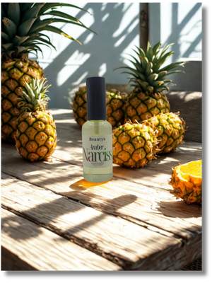 Amber Narciss amber floral perfume in an elegant glass bottle