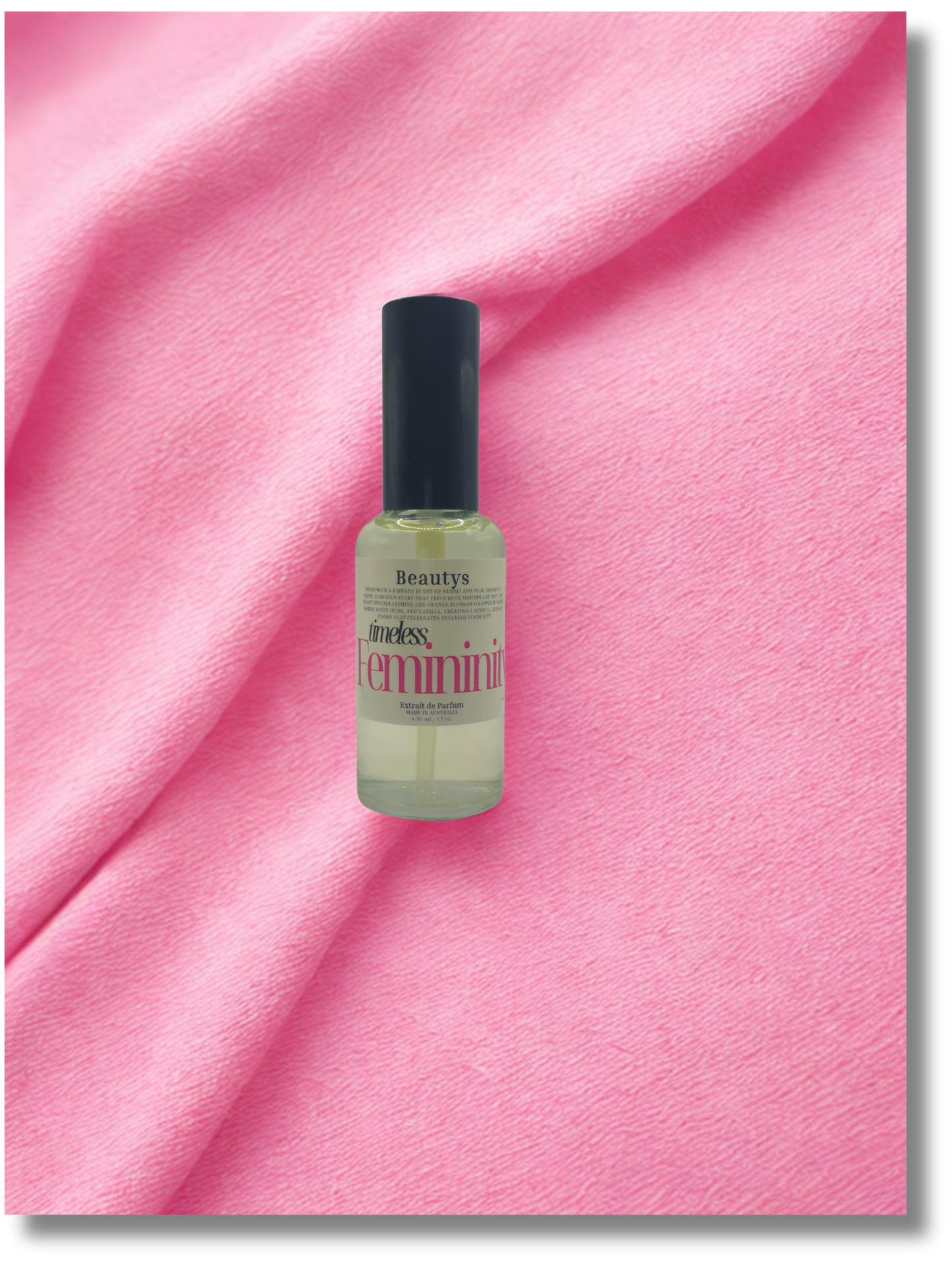 Timeless Femininity timeless floral perfume bottle shot