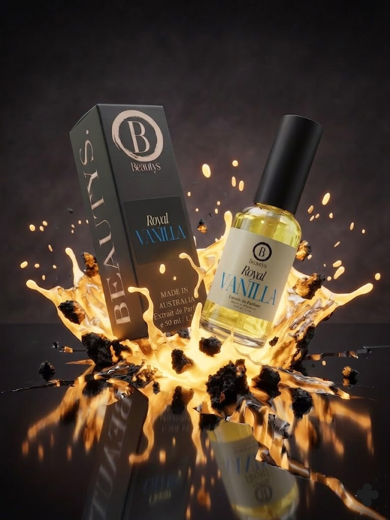 Royal Vanilla warm vanilla perfume bottle for fans of Parfums de Marly Althair handcrafted in Tasmania